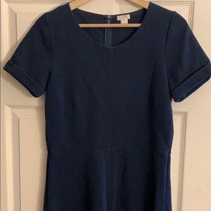 Navy J. Crew short sleeve dress